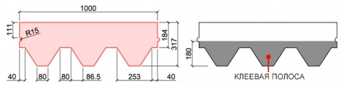 Гибкая черепица Icopal  Plano Natur коричневый